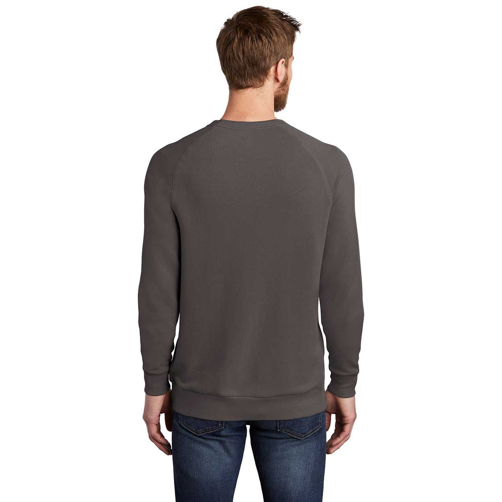 Alternative Apparel Men's Dark Grey Washed Terry Champ Pullover