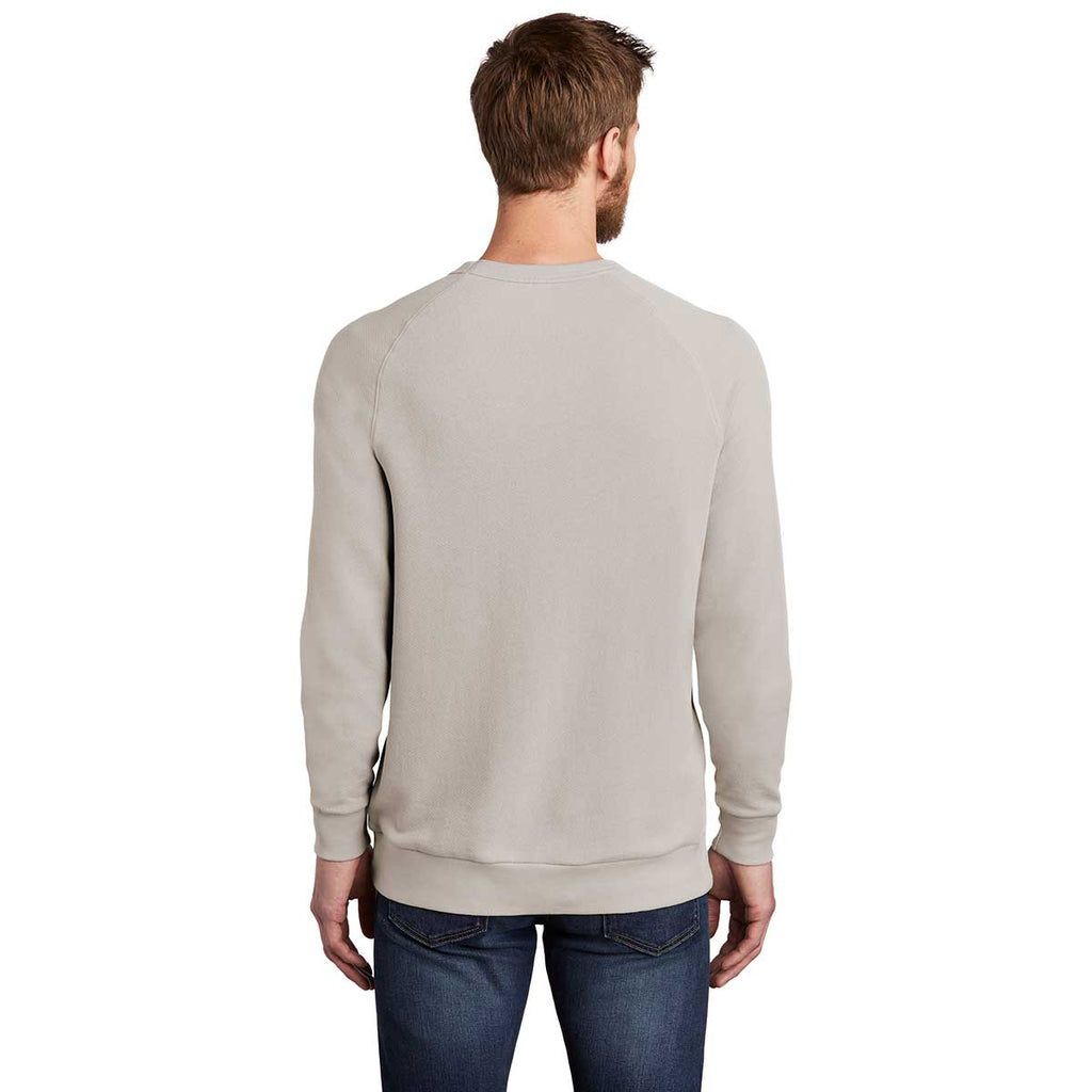 Alternative Apparel Men's Light Grey Washed Terry Champ Pullover