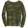 Alternative Apparel Women's Camo Maniac Eco-Fleece Sweatshirt