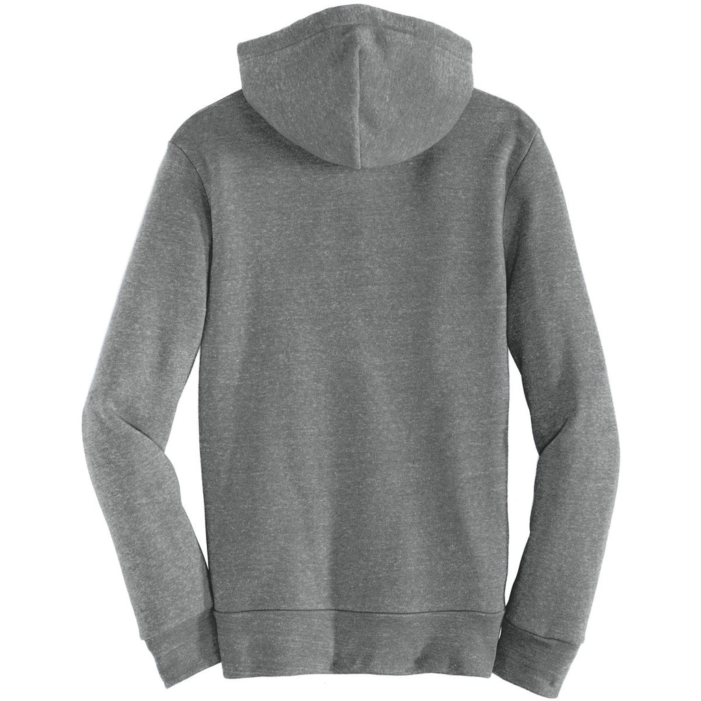 Alternative Apparel Men's Grey Rocky Eco-Fleece Full Zip Hoodie