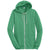 Alternative Apparel Men's True Green Rocky Eco-Fleece Full Zip Hoodie