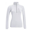 Expert Women's White Half Zip Run Away Top