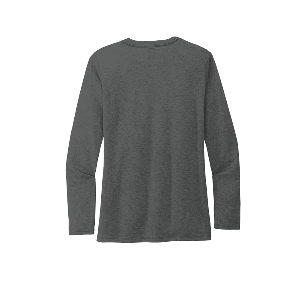 Allmade Women's Space Black Tri-Blend Long Sleeve Tee