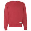 Champion Men's Carmine Red Heather Originals Sueded Fleece Crew