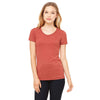 Bella + Canvas Women's Clay Triblend Short-Sleeve T-Shirt