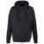 Burnside Men's Solid Black French Terry Full-Zip Hooded Sweatshirt