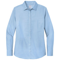 Brooks Brothers Women's Newport Blue Wrinkle-Free Stretch Naildhead Shirt