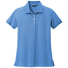 Brooks Brothers Women's Charter Blue Pima Cotton Pique Polo