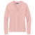 Brooks Brothers Women's Pearl Pink Cotton Stretch V-Neck Sweater