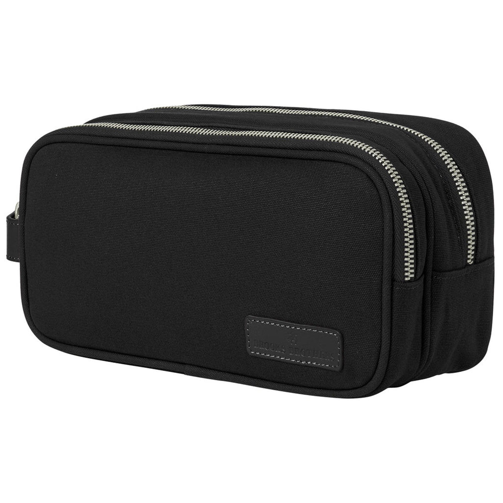 Brooks Brothers Black Wells Dopp Kit