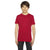 American Apparel Youth Red Poly-Cotton Short-Sleeve Crewneck