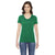 American Apparel Women's Kelly Green Poly-Cotton Short Sleeve Crewneck T-Shirt