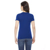 American Apparel Women's Lapis Poly-Cotton Short Sleeve Crewneck T-Shirt