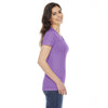 American Apparel Women's Orchid Poly-Cotton Short Sleeve Crewneck T-Shirt