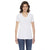 American Apparel Women's White Poly-Cotton Short Sleeve Crewneck T-Shirt