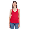 American Apparel Women's Red Poly-Cotton Racerback Tank