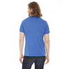 American Apparel Unisex Heather Lake Blue Poly-Cotton Short Sleeve Crewneck T-Shirt