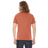 American Apparel Unisex Heather Orange Poly-Cotton Short Sleeve Crewneck T-Shirt