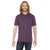 American Apparel Unisex Heather Plum Poly-Cotton Short Sleeve Crewneck T-Shirt