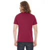 American Apparel Unisex Heather Red Poly-Cotton Short Sleeve Crewneck T-Shirt