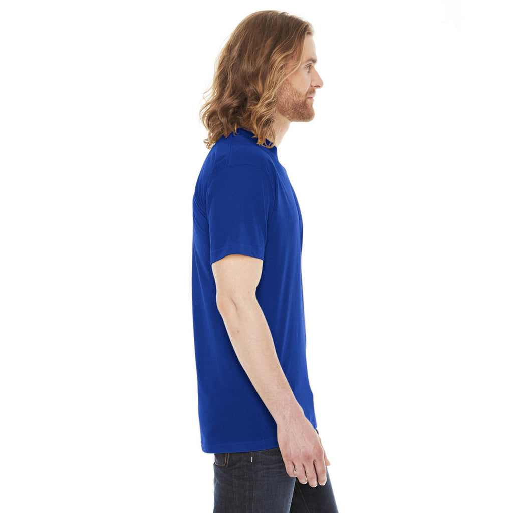 American Apparel Unisex Lapis Poly-Cotton Short Sleeve Crewneck T-Shirt