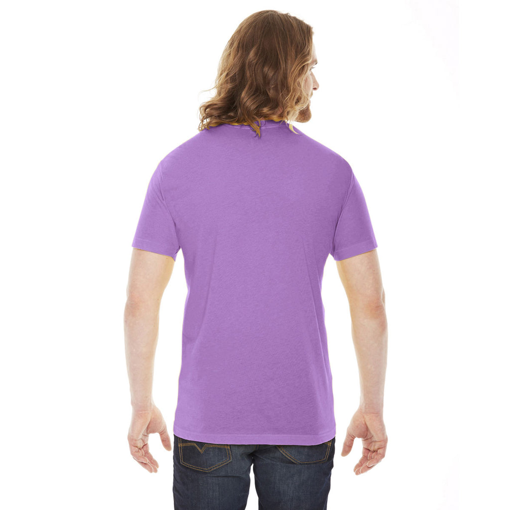 American Apparel Unisex Orchid Poly-Cotton Short Sleeve Crewneck T-Shirt