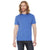 American Apparel Unisex Heather Lake Blue 50/50 Short Sleeve Tee