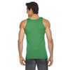 American Apparel Unisex Heaher Kelly Green Poly-Cotton Tank