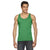 American Apparel Unisex Heaher Kelly Green Poly-Cotton Tank