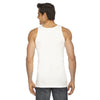 American Apparel Unisex White Poly-Cotton Tank