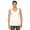 American Apparel Unisex White Poly-Cotton Tank