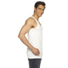 American Apparel Unisex White Poly-Cotton Tank