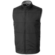 Cutter & Buck Men's Black Tall Stealth Full Zip Vest