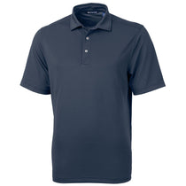 Cutter & Buck Men's Navy Blue Virtue Eco Pique Recycled Tall Polo