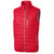 Cutter & Buck Men's Red Tall Rainier Vest