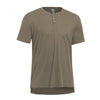 Expert Men's Olive Siro Short Sleeve Henley