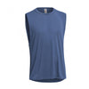 Expert Men's Stone Blue Siro Raw Edge Muscle Tee