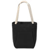 Port Authority Jet Black Core Sweatshirt Tote