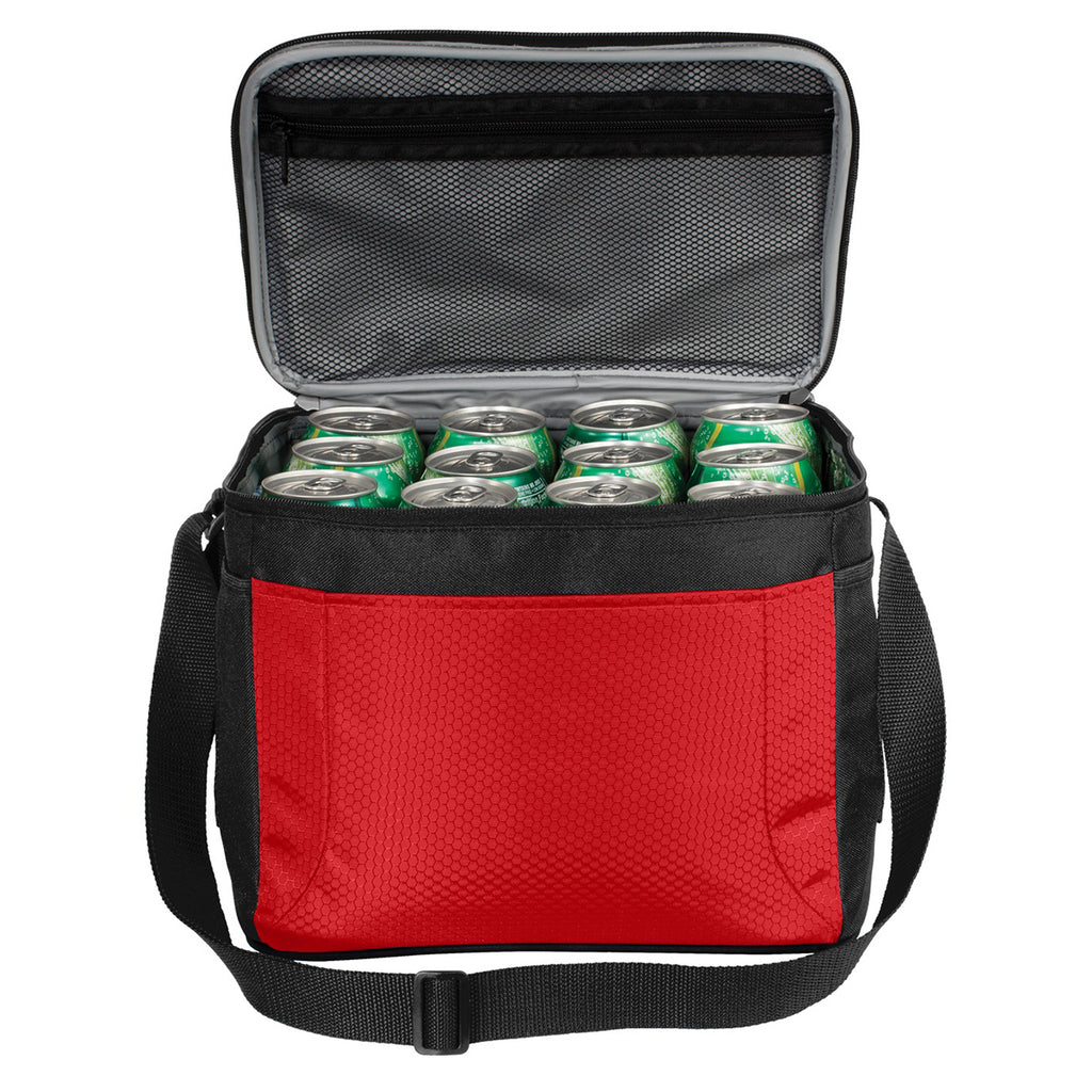 Port Authority Red 12-Can Cube Cooler