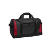 Port Authority Dark Grey/Red Voyager Sports Duffel