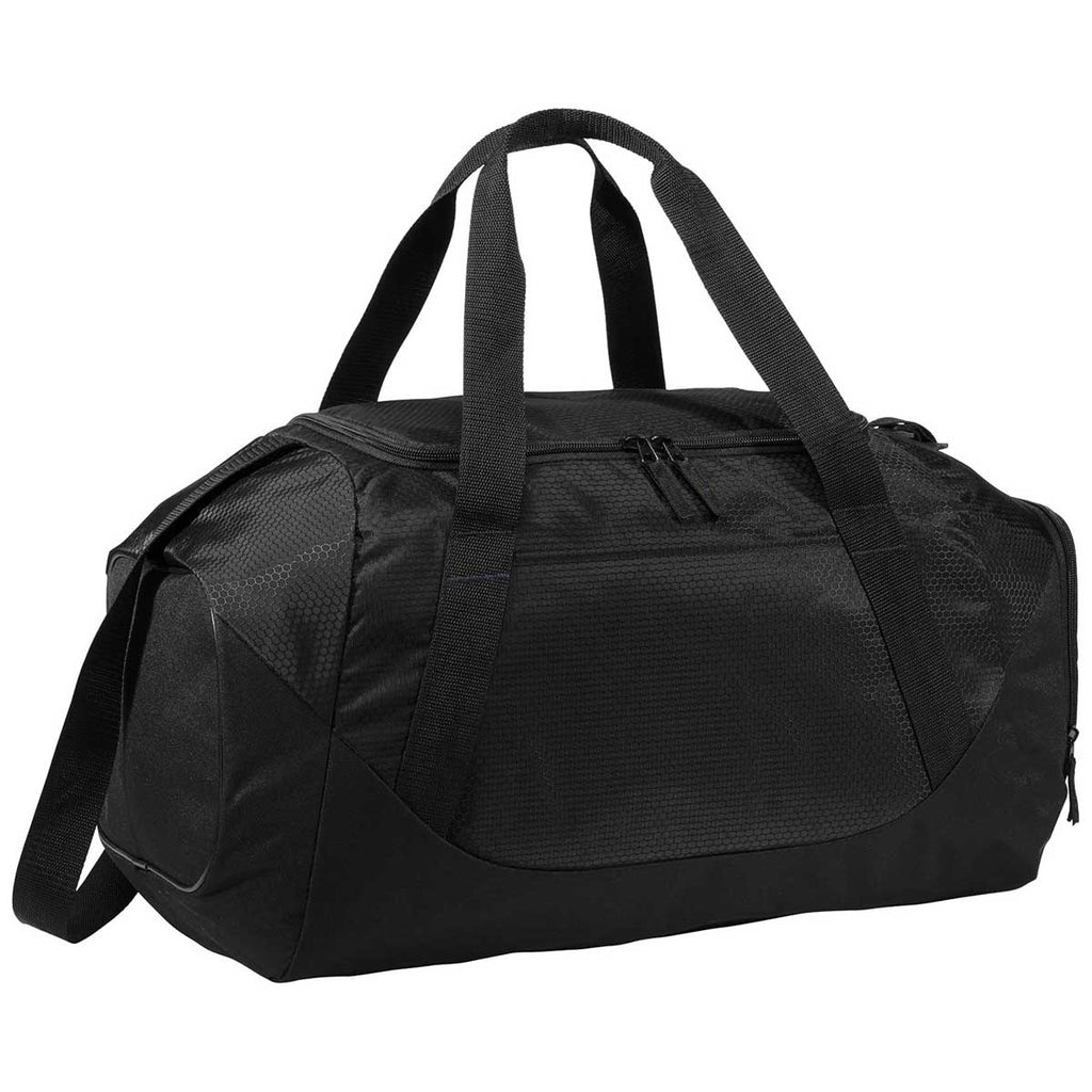 Port Authority Black/Black Team Duffel