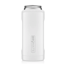 BruMate Ice White Hopsulator Slim 12 oz