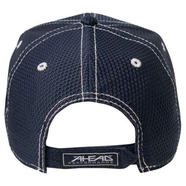 AHEAD Navy/White Waffle Contrast Cap