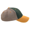 AHEAD Pine/Dijon 3 Tone Tea Stained Mesh Back Cap