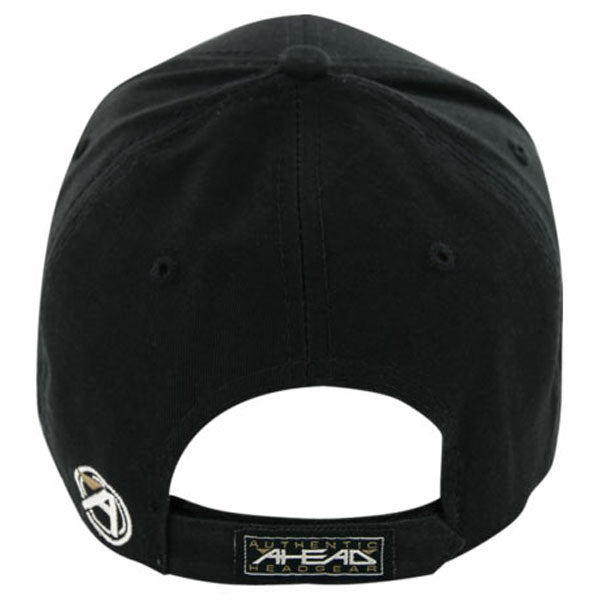 AHEAD Black Structured Solid Cap