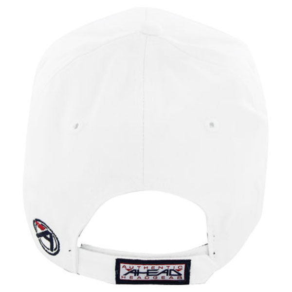 AHEAD White Structured Solid Cap