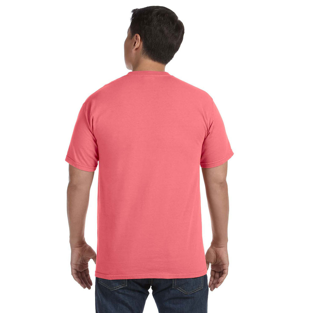 Comfort Colors Men's Neon Red Orange 6.1 Oz. T-Shirt