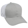 AHEAD Chrome/White Laid Back Chino Trucker Cap