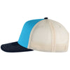 Ahead Teal Crown/Navy Bill/Cream Mesh Wave Rider Cap