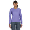 Comfort Colors Women's Violet 5.4 Oz. Long-Sleeve T-Shirt